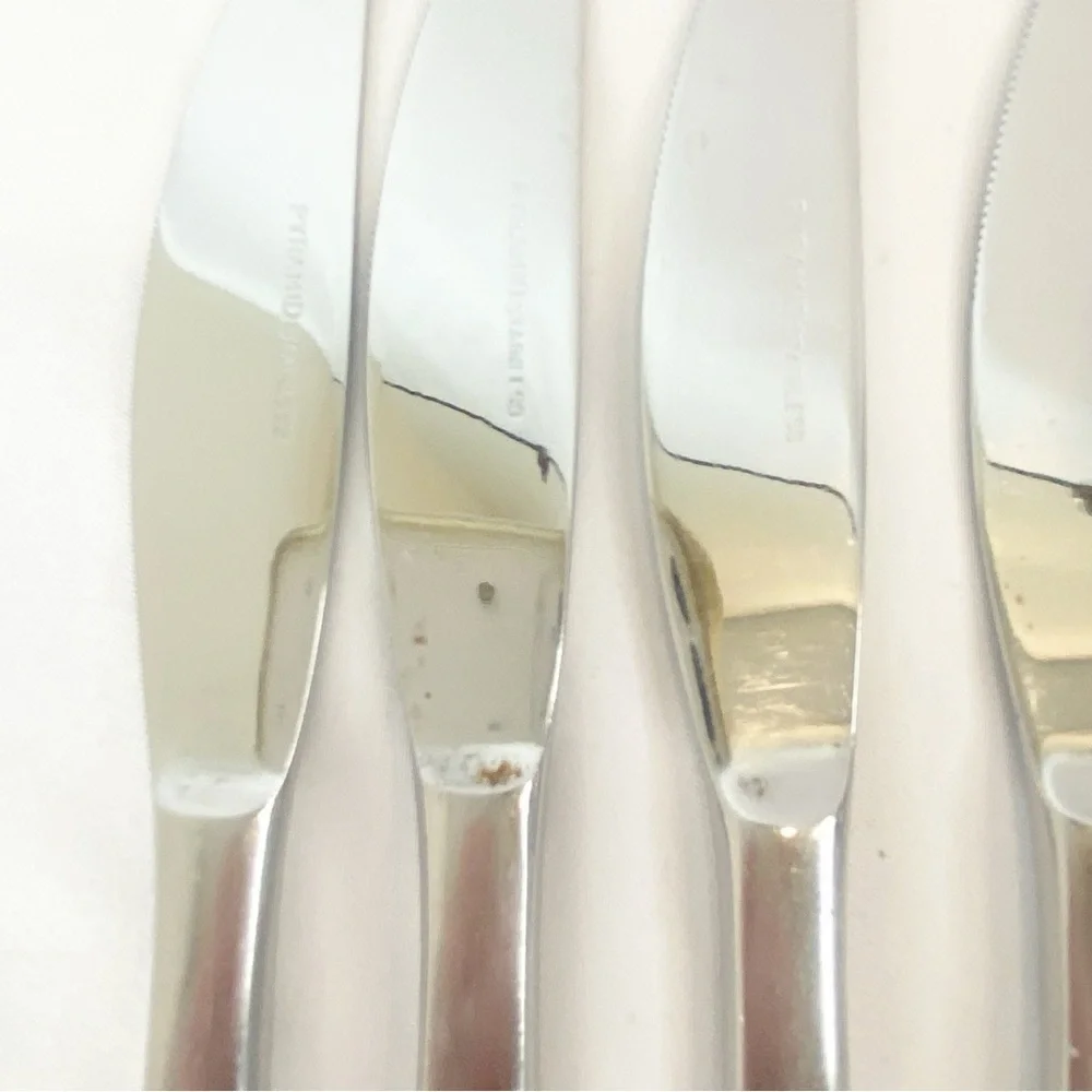 Pyramid Mix Lot 9 Replacement Flatware Wood Handles Japan Vintage Stainless MCM
